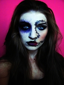 propozycja makijażu na Halloween
