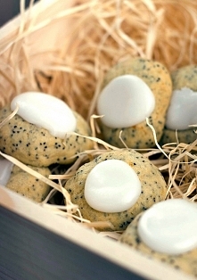 Ciastka makowe z oczkiem