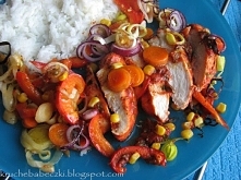 Kurczak pomidorowy z warzyw...