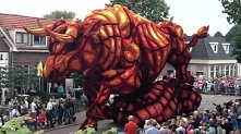 Flower parade in Netherlands