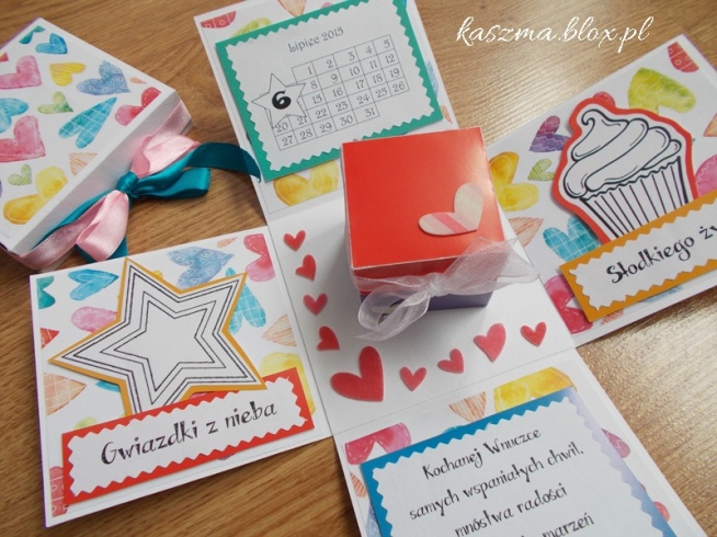 Kolorowy exploding box