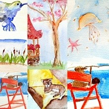 Wakacyjne... Znalezione podczas porządków w szufladzie :-)