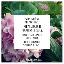 Wisława Szymborska "Nic dwa razy"