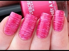 Striped Fan Brush Nail Art ...