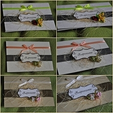 Zaproszenia ręcznie robione. Co myślicie?