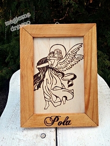 Pamiątkowy anioł stróż - urodziny/ chrzciny