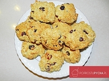 Proste i pyszne ciasteczka owsiane z żurawiną :) Kto się skusi?