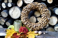 wianek jesienny, moka praca