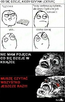 Co się dzieje kiedy czytam ...
