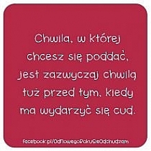 nie poddajemy się :)