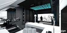 kino domowe, siłownia i biuro | HAUTE COUTURE ARCHITECTURE