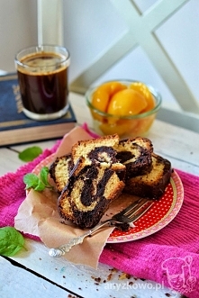 Proste ciasto dwukolorowe