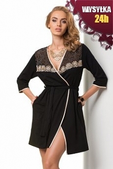 DONNA ERIKA SZLAFROK ZŁOTY HAFT WYSYŁKA 24H