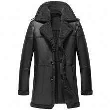 Kansas Mens Sheepskin Shearling Coat