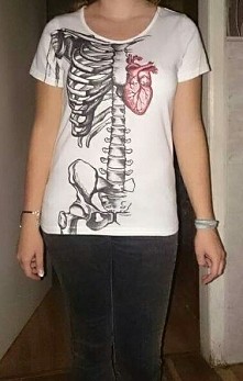 Anatomicznie (markery do tkanin i duuuużo czasu)