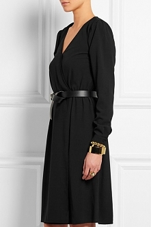 MICHAEL MICHAEL KORS Belted wrap-effect stretch-crepe dress