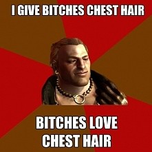 bitches love chest hair