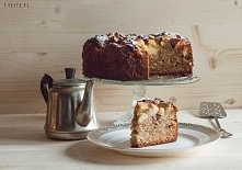 Korzenne ciasto jabłkowe.