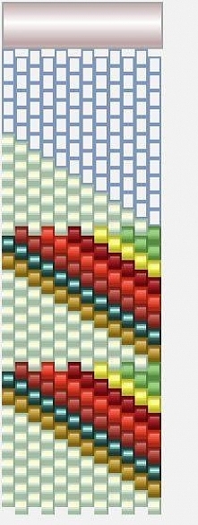 naszyjnik peyote na 12 kora...