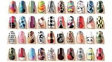 Oto kilka fajnych wzorków na paznokcie.