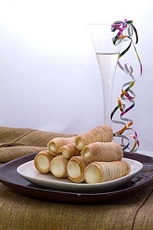 rurki z kremem szampańskim