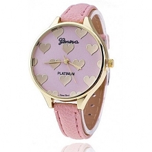 Zegarek - serduszka- róż- 22,99zł- klik w zdjecie