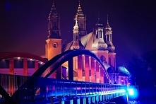 Poznań nocą.