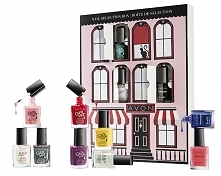 Kalendarz adwentowy z lakierami Avon <3 Więcej kalendarzy na moim blogu kosmetykovelove.blogspot.com