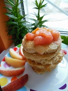 Brzoskwiniowe placki owsiane na zakończenie wakacji