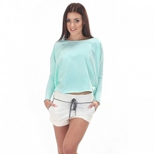 Krótkie spodenki damskie w odcieniach ecru