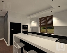 PROJEKT KUCHNI.
Biel i czerń mimo tak skrajnych odcieni, mają ze sobą wiele wspólnego. Obie barwy są bardzo charakterystyczne, doskonale prezentują się w nowoczesnych kuchniach.