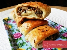Paszteciki z pieczarkami i miesem mielonym ;) Zapraszam na bloga!
