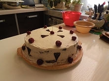 Tort czekoladowo wiśniowy