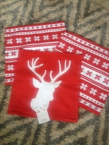 Moje świąteczne poszewki :)