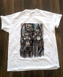 koszulka ręcznie malowana