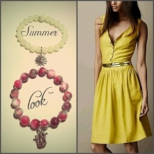 Malinowe jadeity z zawieszką - koroną