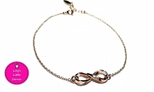 Srebro pr. 925 pokryte 24k złotem - znak nieskończoności.