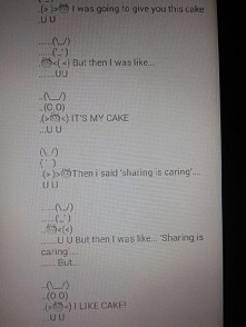 I like cake!