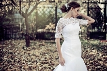 Tiulowa rybka z pięknym koronkowym bolerkiem