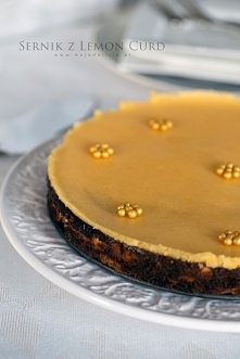 Cytrynowy sernik z lemon curd | Moja Delicja