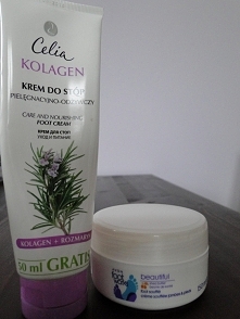 1. Krem Celia-zwykły, najprostszy, ok 4 zł ale super, bardzo polecam!
2.Krem z masłem shea, Avon, ok 9 zł- również bardzo dobry.
Z Avonu mogłabym polecić jeszcze krem do stóp z ...