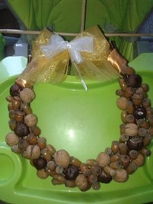 wianek #gałęzie #kasztan #orzechy teraz tylko zrobić na srebrno ;-)