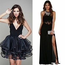 Wybieram sukienkę na studniówkę, ale nie mogę się zdecydować! Moim marzeniem jest długa ale to trochę niepraktyczne :/ Na którą wy byście się zdecydowali? :D Pomóżcie :D