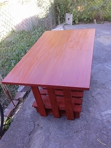 STÓŁ OGRODOWY Z PALET