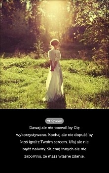 dawaj, kochaj, ufaj, słuchaj...