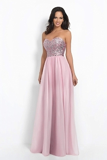 2015 Beading Rhinestone A-line Prom Dress