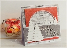 Ręcznie robiona kartka świą...