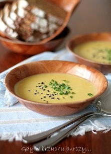 jedwabista zupa porowa