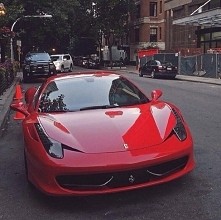 red, car, ferrari