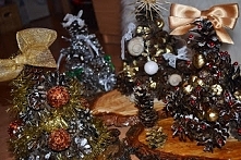 Choinki z szyszek,szczegóły...